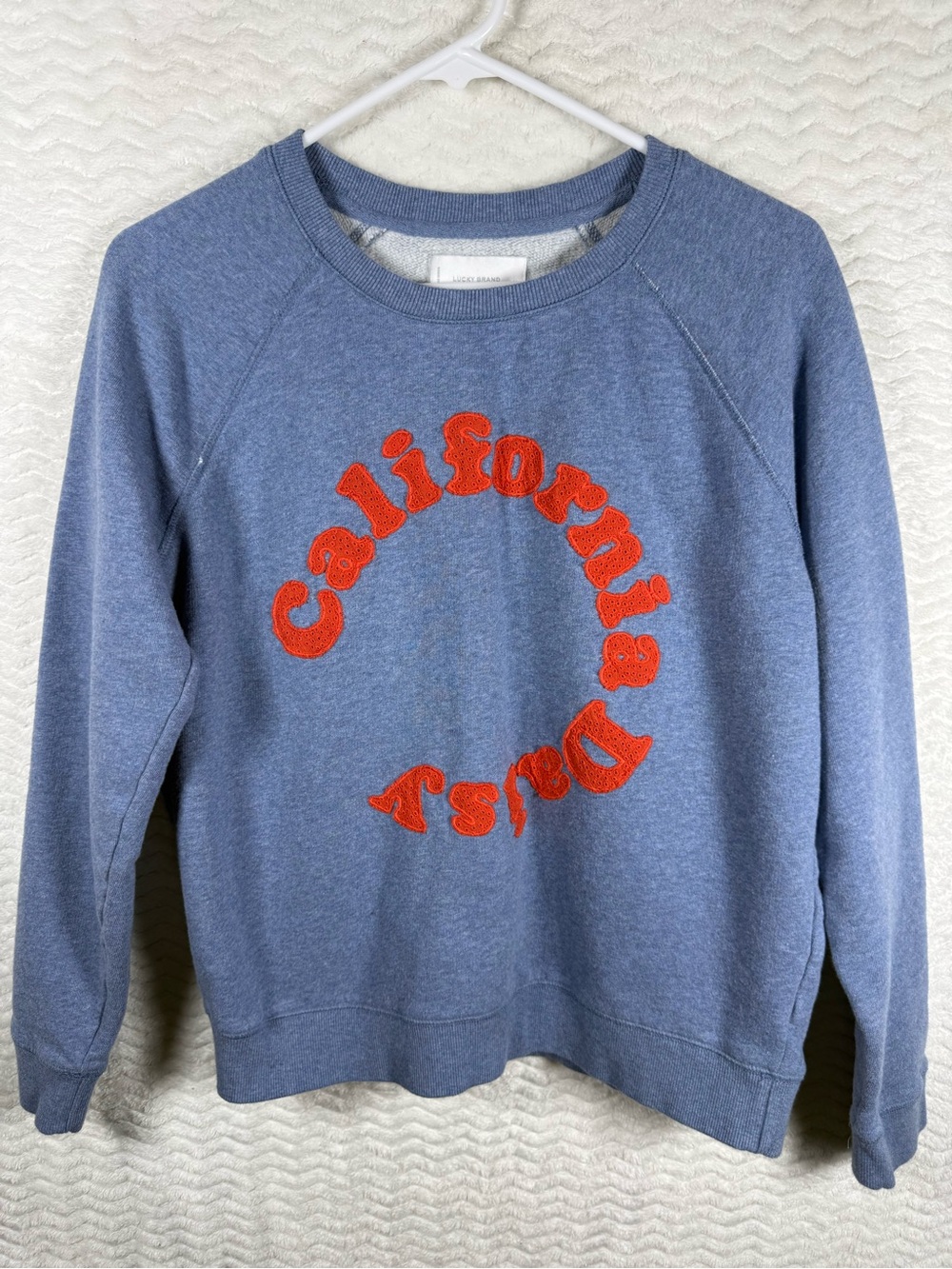 Lucky Brand California Daisy Crew Sweatshirt